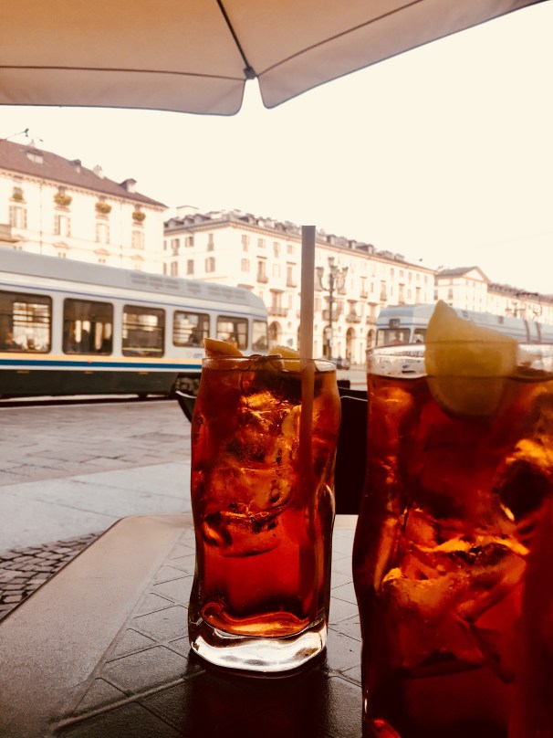 Aperol spritzes on a fine autumn day