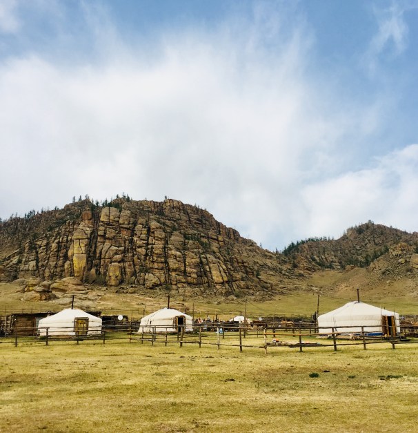 Nomadic camp in Terelj National Park